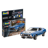 KIT PARA MONTAR REVELL MODEL SET FORD MUSTANG BOSS 351 1971 1/25 129 PEÇAS COMPLETO COM TINTAS COLA E PINCEL REV 67699